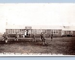 RPPC Soldiers Playing Volleyball YMCA Camp Lewis Tacoma WA UNP Postcard Q5 - $20.74