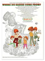 Health-Tex Handy Answers Babies Susan Perl Vintage 1968 Full-Page Magazi... - $181.21 MXN