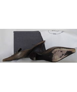 $600 AUTH Prada loafer-inspired leather slides 37.5 BOX - £74.71 GBP