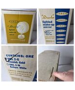 New Sealed 1950&#39;s Casco Starlet Lighted Makeup Mirror in Flemish Gold, V... - $3,044.97 MXN