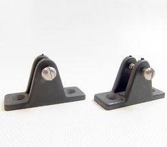 Deck Hinge, Black Nylon, 90° Degree w/ Stainless Steel Screws, 2 Piece Set - $153.03 MXN