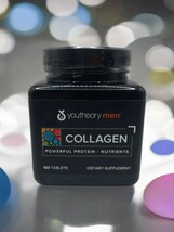 Youtheory Men Collagen 160 Tabs Exp 10/2025 Powerful Protein - $257.95 MXN