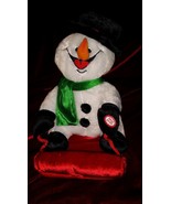 11&quot; Singing Rolling Dancing Snowman Dan Dee Collectors Choice Plush Toy ... - £33.58 GBP