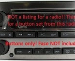 Button &amp; knob set for H3 single CD MP3 radio. OEM factory original stere... - $30.00