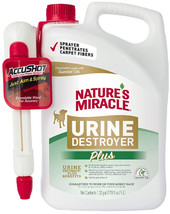 Natures Miracle Urine Destroyer Plus for Dogs with AccuShot Sprayer 170 ... - £51.16 GBP