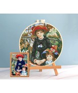 Renoir Cross Stitch Two Sisters pattern pdf - Renoir cross stitch mini c... - $5.29