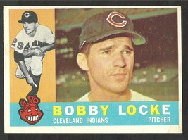 Cleveland Indians Bobby Locke 1960 Topps Baseball Card # 44 - £1.76 GBP