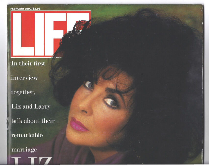 LIFE Magazine Elizabeth Taylor, Gerard d'Aboville Celebrities photos 1992 - $39.99