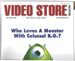  Monsters Inc. The Mummy, 2002 Collectible Video Store Magazine Features Movies - £31.96 GBP