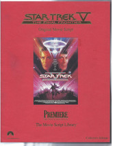 Star Trek V The Final Frontier Movie Original Movie Script Collector Edition - £36.08 GBP