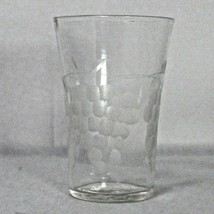 Cordial Shot Glass Etched Frost Grape 3&quot; - £7.95 GBP