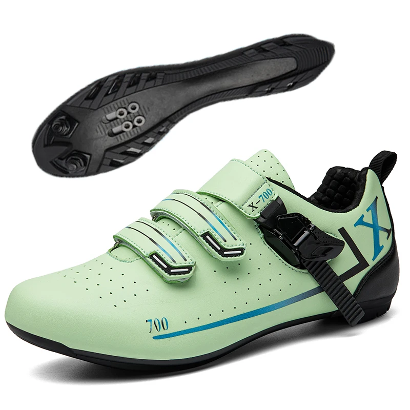 mountain bike shoes Men&#39;s mtb  spd cleat flat cycling shoes road bike sp... - £170.49 GBP