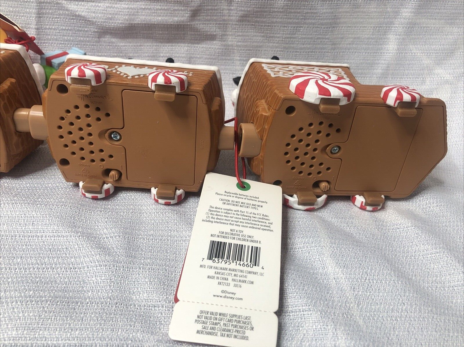 2016 Hallmark Mickey Mouse Disney Christmas Express Musical Train 5 Cars/ READ Item image 6