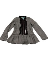 Persnickety Girls Herringbone Peplum Jacket Size 10 Wool/Nylon Blend Bla... - €37,38 EUR Persnickety Girls Herringbone Peplum Jacket Size 10 Wool/Nylon Blend Bla... - €37,38 EUR