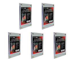 LOT OF 5 NEW Ultra Pro Screwdown Non-Recessed Card Display Case Sports MTG 43007 - £13.27 GBP