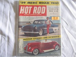 Hot Rod Magazine April 1959 Mercury Triumph Dragster Masquerade FAIR - £10.10 GBP