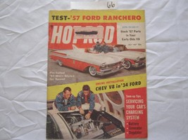 Hot Rod Magazine July 1957 &#39;57 Ranchero &#39;34 Ford &#39;52 Chevy - £15.81 GBP