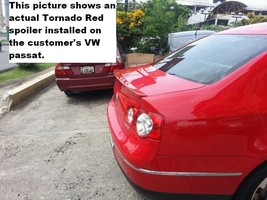 Painted Tornado Red LY3D G2 OEM Volkswagen VW Passat MK6 Rear Lip Trunk ... - £59.15 GBP