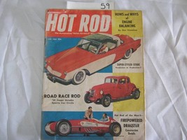 Hot Rod Magazine June 1954 Building A Conservative Coupe &#39;34 Coupe Dragster - £18.19 GBP