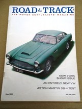 1959 Road &amp; Track Magazine MAY Aston Martin VW Fiat #7 - £36.40 GBP