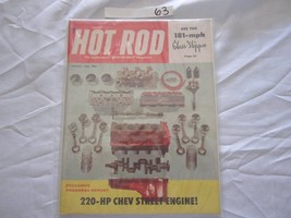 Hot Rod Magazine January 1956 &#39;55 Ford Mighty Mercury Glass Slipper Chevy V8 - £18.03 GBP