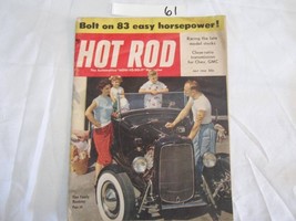 Hot Rod Magazine July 1955 Roadster Rag Tops &#39;52 Ford - £22.94 GBP