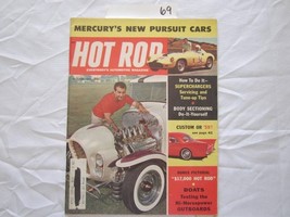 Hot Rod Magazine October 1958 X-51 Seaboard Speedster Mercury Police Cruiser - £17.89 GBP