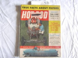 Hot Rod Magazine November 1957 Bonneville Speed Trials &#39;55 Chevy Lister-Jag - £22.94 GBP