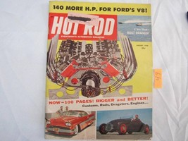 Hot Rod Magazine August 1958 Hot-Rodded Boats &#39;54 Merc Monterey &#39;35 Ford... - £19.77 GBP