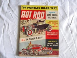 Hot Rod Magazine December 1958 Custom T Birds Model T &#39;54 Ford Coupe &#39;59... - £19.77 GBP