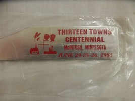 Thirteen Towns Centennial McIntosh Minnesota MN 1983 letter opener NOS v... - $9.99