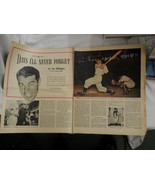 Joe DiMaggio baseball story minneapolis tribune photos 1952 vintage maga... - $570.99 MXN