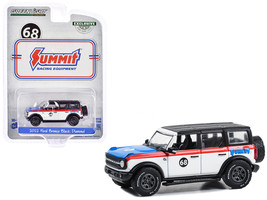 2022 Ford Bronco Black Diamond #68 &quot;Summit Racing&quot; White with Red Stripes Black  - £17.59 GBP