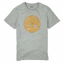 Timberland Men&#39;s Short Sleeve Cookie Tree Logo Holiday T-Shirt A28VT-052 SIZE  M - £10.77 GBP