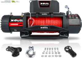X-BULL Winch 10000 Lb. Load Capacity Electric Winch Kit 12V Synthetic Ro... - $565.98