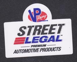 2 VP RACING STREET LEGAL STICKER DRAG RACE DECAL NASCAR NHRA IHRA GAS CAN  - $7.99