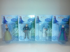 New Disney Frozen Elsa, Anna, Olaf And Hans Figurines Collector Set Of 4... - £9.44 GBP