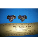 Fashion Treasure Pair Jewelry Shoe Clip Buckle Set S G D&#39;Or Old Purple F... - €20,14 EUR