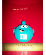 M&amp;M CANDIES Kid Toy BLUE Galerie Plastic Face Canteen Container With Red... - €12,08 EUR