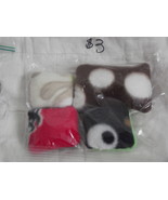 CAT NIP TOYS SET OF 4 FILLED WITH ORGANIC HOME GROWN CAT NIP AND POLYFIL - $4.11 CAD