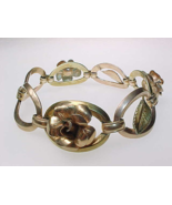 Vintage KREMENTZ Gold-Filled Floral Bracelet - 7 inches long - $95.00