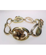 Vintage KREMENTZ Gold-Filled Floral Bracelet - 7 inches long - $1,795.13 MXN