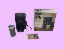 Keurig K-Latte Single Serve K-Cup Coffee and Latte Maker w/ Milk Frother – Black - £42.66 GBP