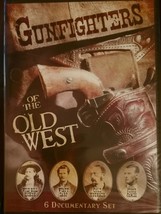 Gunfighters of the Old West (DVD) 6 Disc Documentary set Wyatt Earp Jesse James - £6.95 GBP