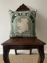 Vintage Style Free State  Stamp Cushion Cover - $85.00