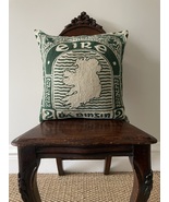 Vintage Style Free State  Stamp Cushion Cover - £68.10 GBP