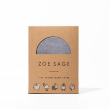 Zoe Sage 5 in 1 Multi-Use Mama Cover Grey Stone 1pc - £118.07 GBP