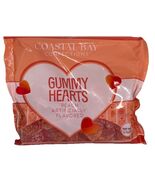 Valentines/Anytime Gummy Hearts Peach Flavored By Coastal Bay 7oz-NEW-SH... - $11.76