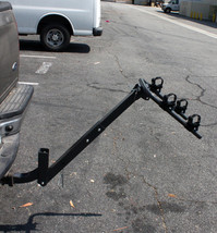 Two Bike Rack Bicycle Carrier Racks Hitch Mount Double Swing Arm Foldable Rack - £55.93 GBP