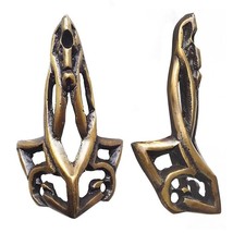  Abstract Art Deco Brass Corner Protector &amp; Skiffers Furniture Corner Guard - $42.00+